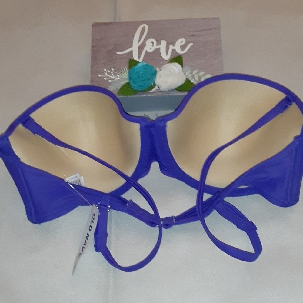 OLD NAVY PURPLE Swim bikini TOP SIZE M 🌈5 for $25 - Picture 2 of 5